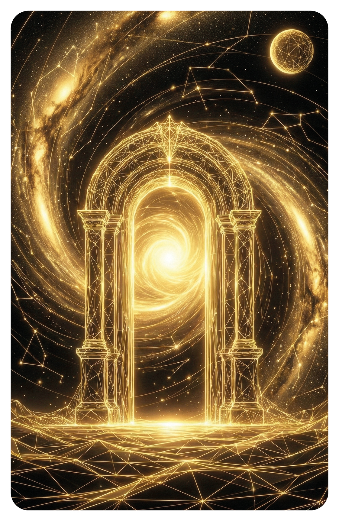 Oracle card art side